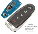 Fits Ford 315Mhz M3N5WY8609 Complete Transponder Remote Key