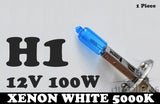 1x H1 12V 100W Xenon White 5000k Halogen Fog Car Headlight Lamp Globes Bulbs HID