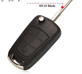 Fits Vauxhall/Opel 315MHz  ID46 PCF7946A  Complete Transponder Remote Key