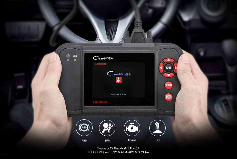 LAUNCH VII+ OBD2 OBDII EOBD Car Diagnostic Scanner Fault Code Reader Tool 7+ Secondary image