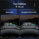 2022 New Navigation HUD Auto-Lift Mirror Display RPM Speed Projector Oil HUD