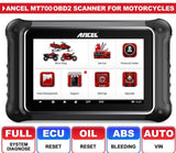 2023 ANCEL MT700 Motorcycle Scan All System Diagnostic Tool Oil Rest