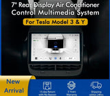 For Tesla Rear Display 7 IPS Screen Model 3 Model Y Accessories Air Conditioner