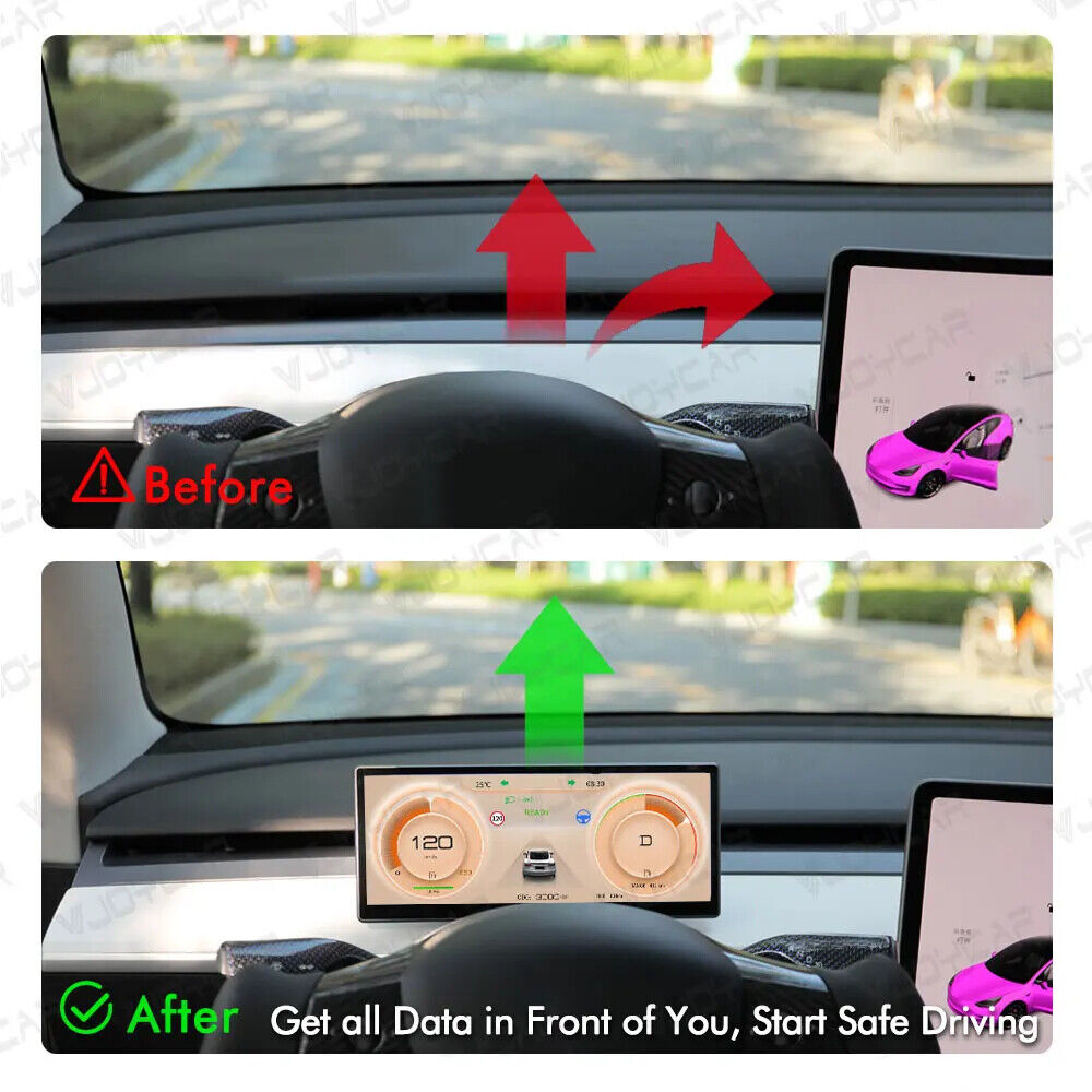 3rd Generation for Tesla Model 3 Y Accessories Digital Dashboard HUD Secondary image