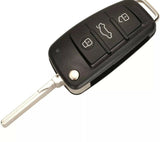 Fits Audi 315/434Mhz 8X0837220D Complete Transponder Remote Key