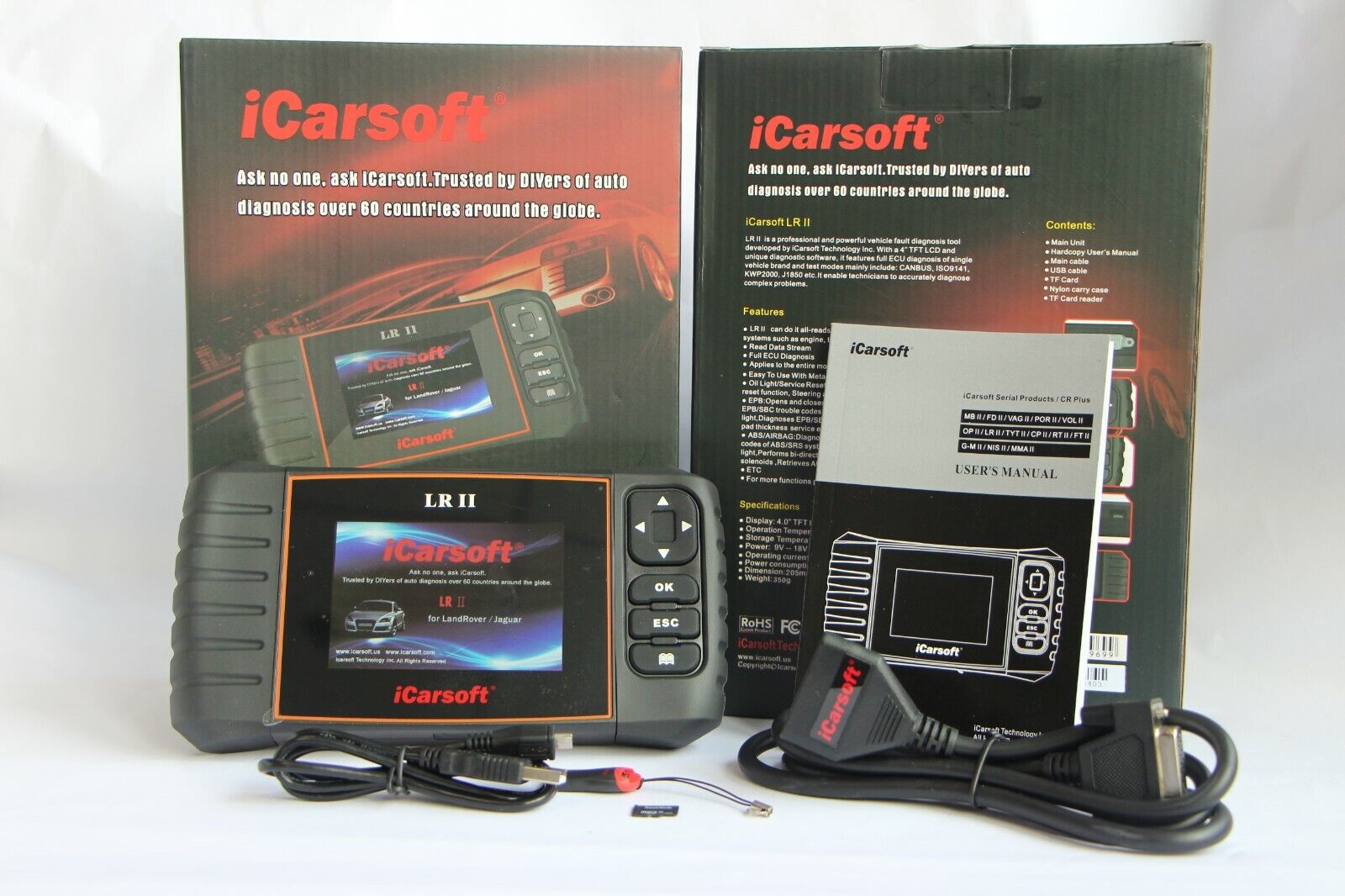 ICARSOFT LR II LAND ROVER / JAGUAR OBD2 CAR DIAGNOSTIC FAULT CODE SCANNER TOOL Secondary image