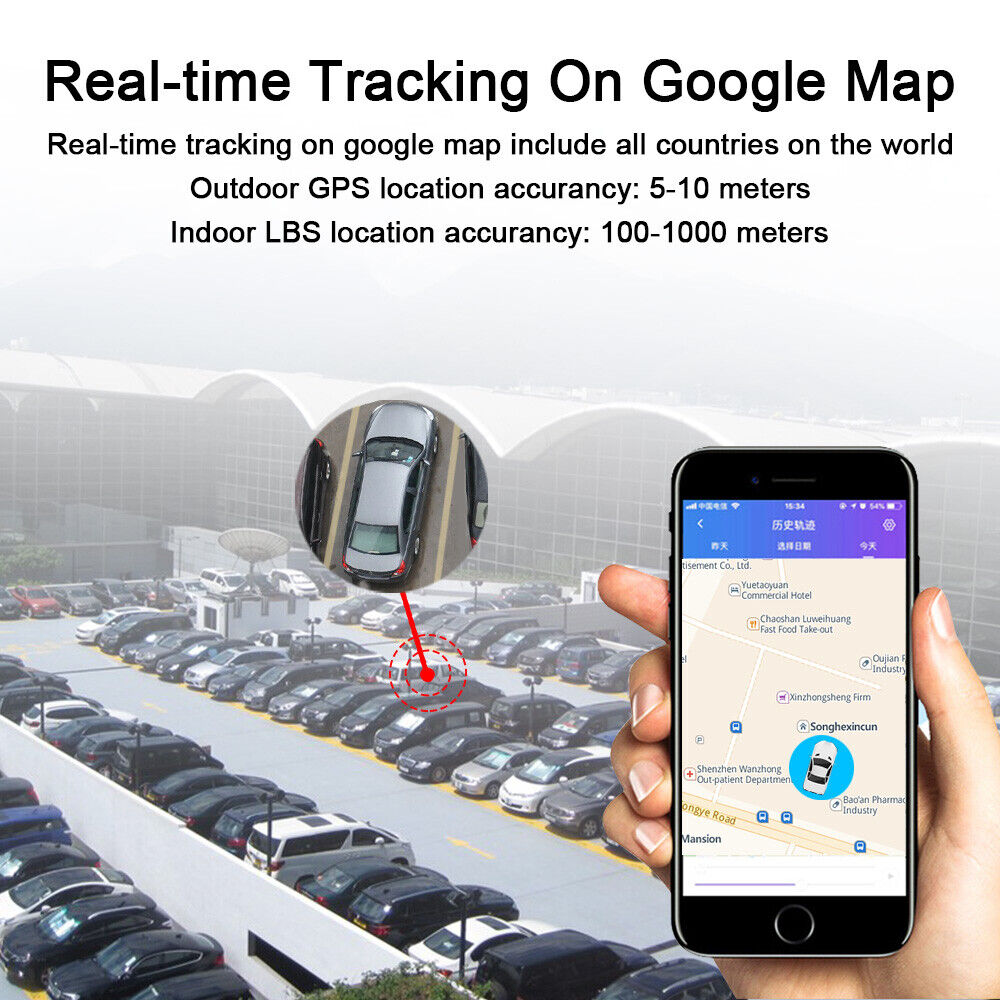 Mini Portable GPS Tracker TK913 Magnet GPS 1500mAh Waterproof Wallet GPS Tracker - Auto Lines Australia
