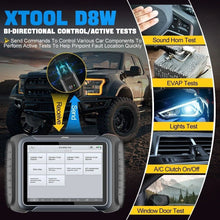 Load image into Gallery viewer, XTOOL D8W Car Diagnostic Tools ECU Coding Bi-directional Scanner Key Programming