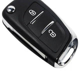 Fits Peugeot 433Mhz ID46 Complete Transponder Remote Key