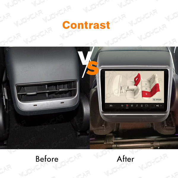 Latest 7.2in Rear Display Panel For Tesla Model 3 Model Y AC Control Screen
