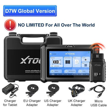 Load image into Gallery viewer, XTOOL D7W D7 BT Bluetooth Automotive Scanner All System Car Diagnostic Tool