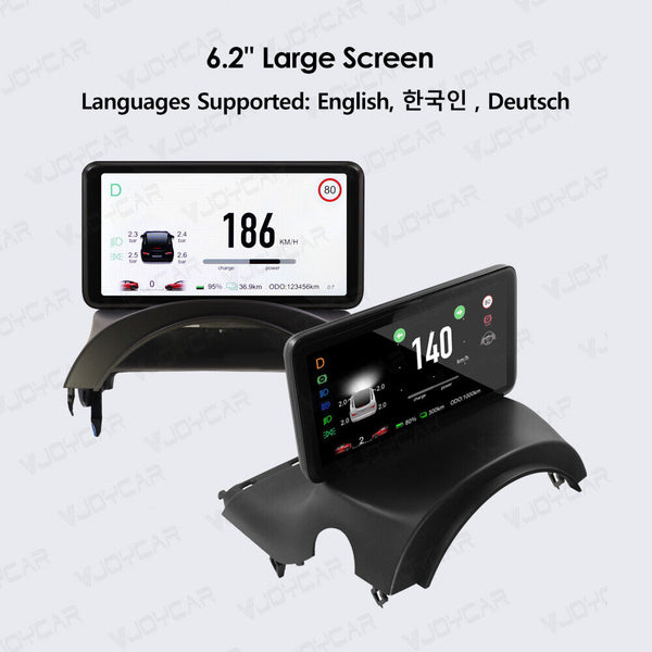 Model 3 Y HUD Screen 6.2'' Dashboard Cluster Instrument HD LCD Meter For Tesla