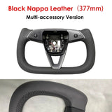 Newest 377mm Yoke Handle Model 3 Highland 2024 with Heating Yoke Steering Wheel