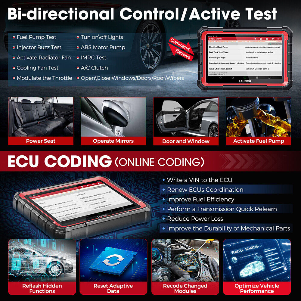 2023 New Arrival LAUNCH X431 PRO ELITE Car Diagnostic Tools CAN FD DOIP