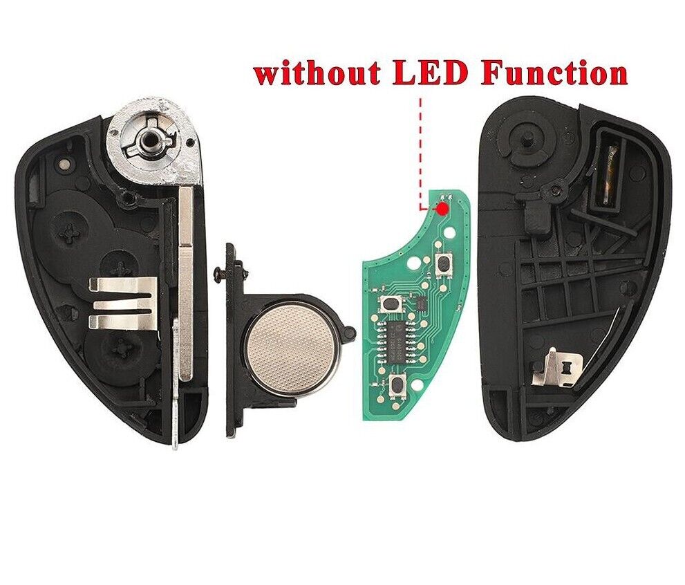 Fits Alfa Romeo 433MHZ Complete Transponder Remote Key – Auto Lines ...