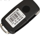 Fits VW Volkswagen 434Mhz  5K0959753AB Complete Transponder Remote Key