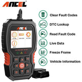 ANCEL HD601 Heavy Duty Truck Diagnostic Tool 24V Truck Engine Check Full OBD