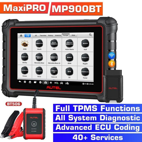 Autel MaxiPRO MP900BT / MP900Z-BT OBD2 Diagnostic Scanner