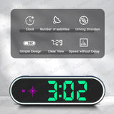 New Colorful Display GPS Digital Speedometer Time Clock HUD Display Over-speed