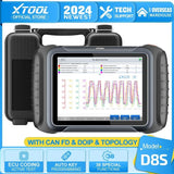 XTOOL D8S D8 Automotive Diagnostic Scan Tools with ECU Coding, Bi-Directional