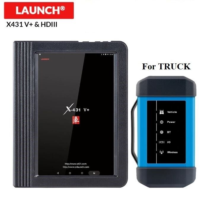 LAUNCH X431 V+ Tablet & Heavy Duty Truck HD Module 24V Diesel Diagnostic Scanner Secondary image