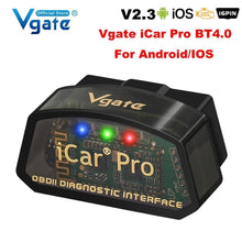 Load image into Gallery viewer, Vgate iCar Pro elm327 V2.3 OBD 2 OBD2 Car diagnostic Tools WIFI Bluetooth