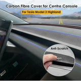 VJOYCAR Newest Model 3 Highland Performance Style Real Carbon Fiber Dash Panel