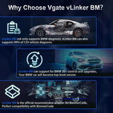 Vgate vLinker BM ELM327 For BMW Scanner Wifi Bluetooth 4.0