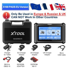 Load image into Gallery viewer, XTOOL X100 PADS Upgraded of X100 PAD IMMO Key Programming All Key Lost Tools