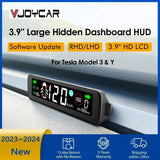 Newest Air Vent Embedded Large Dashboard HUD Cluster for Tesla Model 3