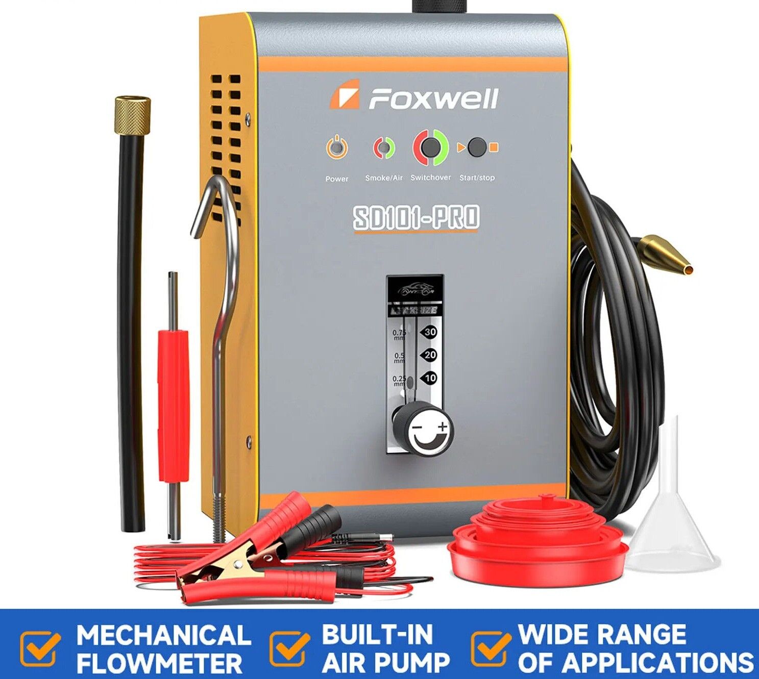 FOXWELL SD101 PRO EVAP Smoke Leak Detector Automotive Built-in Air Pump Car Secondary image