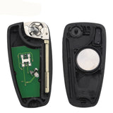 Fits Ford Focus Mondeo Transit 433Mhz 4D60 4D63 Complete Transponder Remote Key