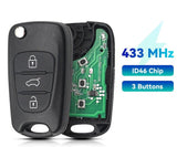 Fits Hyundai 433MHz Complete Transponder Remote Key