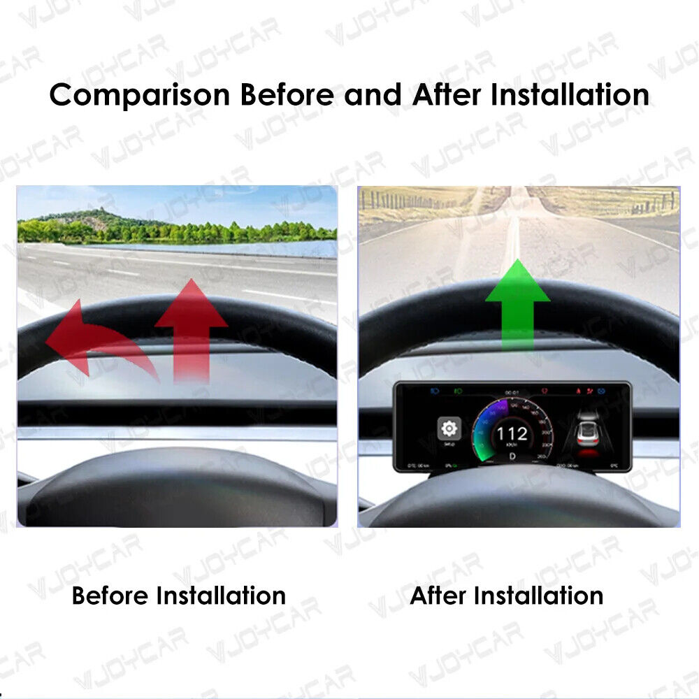 6.86inch CarPlay Android Auto Model Y 3 Instrument Cluster Display Front Camera Secondary image
