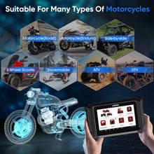 Load image into Gallery viewer, ANCEL MT700 Motorcycle Scan All System Diagnostic Tool Oil Rest