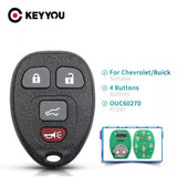 Fits Buick Chevrolet Cadillac GMC Saturn 2007 - 2014 315Mhz OUC60270 Remote Key