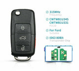 4 Button Fit Ford 2001-2007 Expedition Focus F Modified Complete Remote Key