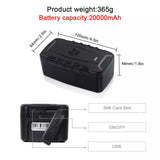 5G/4G LTE Magnetic GPS TRACKER 20000mAh Waterproof Car Truck Voice Monitoring