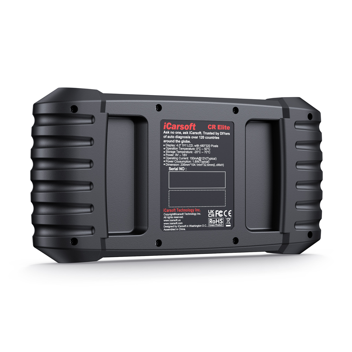 2026 iCarsoft CR Elite OBD2 Car Scanner 4Systems Engine ABS Airbag Transmission