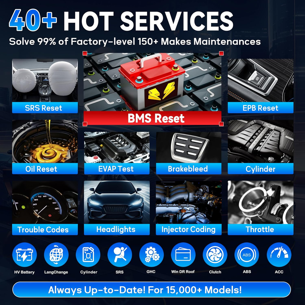 Autel MaxiSys Ultra EV MSOAK EV Hybrid Car Diagnostic Scanner ECU Coding Tool