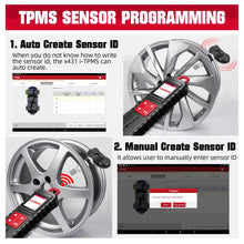 Load image into Gallery viewer, LAUNCH X431 TSGUN TPMS Tools Obd2 Scanner Car Tire Pressure Inspection Tool TPMS