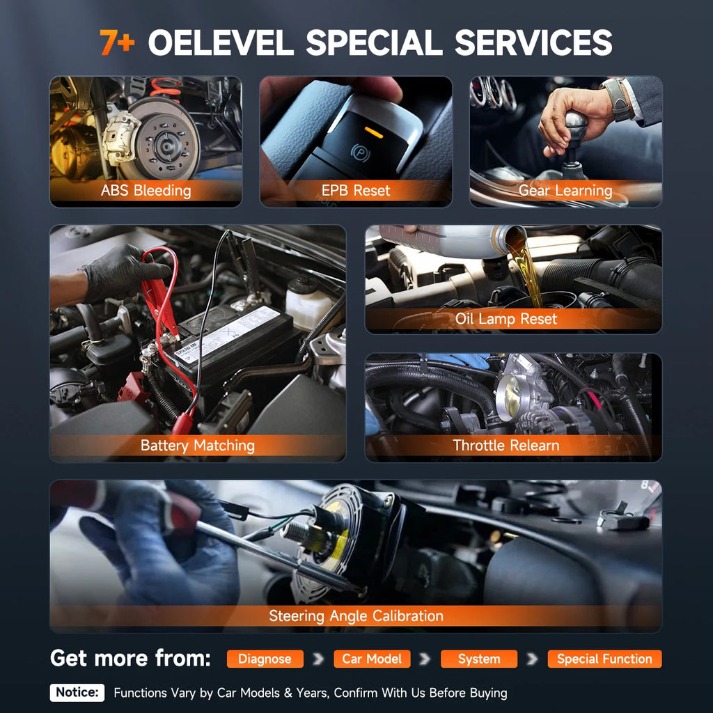 ANCEL FX6000 Bi-Directional OBD2 Scanner BS SRS Engine Transmission Free Updates