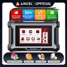 Load image into Gallery viewer, ANCEL DS160 OBD2 Scanner All System Diagnostic Tool 30 Reset ECU Coding Test