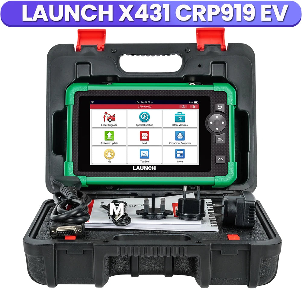 2026 LAUNCH CRP919 EV Diagnostic Scanner 43+ Service OBD2 Diagnostic Code Reader