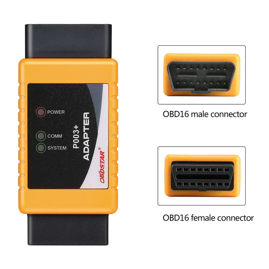 OBDSTAR P002 Adapter Set for Toyota 8A Ford All Keys Lost X300 DP Plus Tool