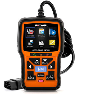 Foxwell NT301 OBDII/EOBD Diagnostic Code Reader and Scanner