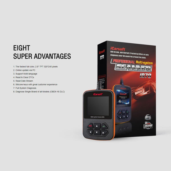 iCarsoft i970 Fits Citroen OBD2 Diagnostic Code Reader Reset Scanner Tool