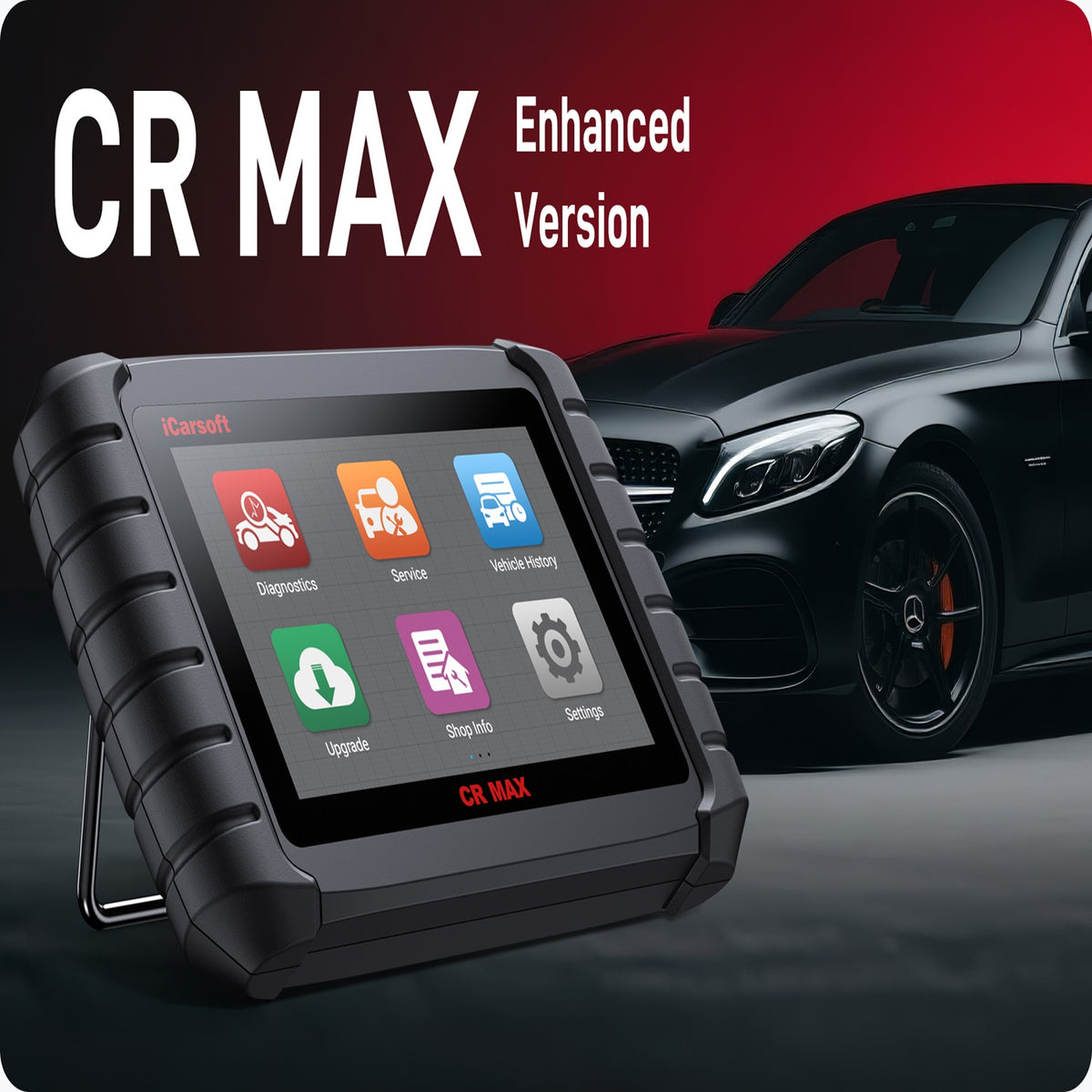 iCarsoft CR MAX Enhanced Multi-System OBD2 Tool Bi-Directional 40 Reset Modes