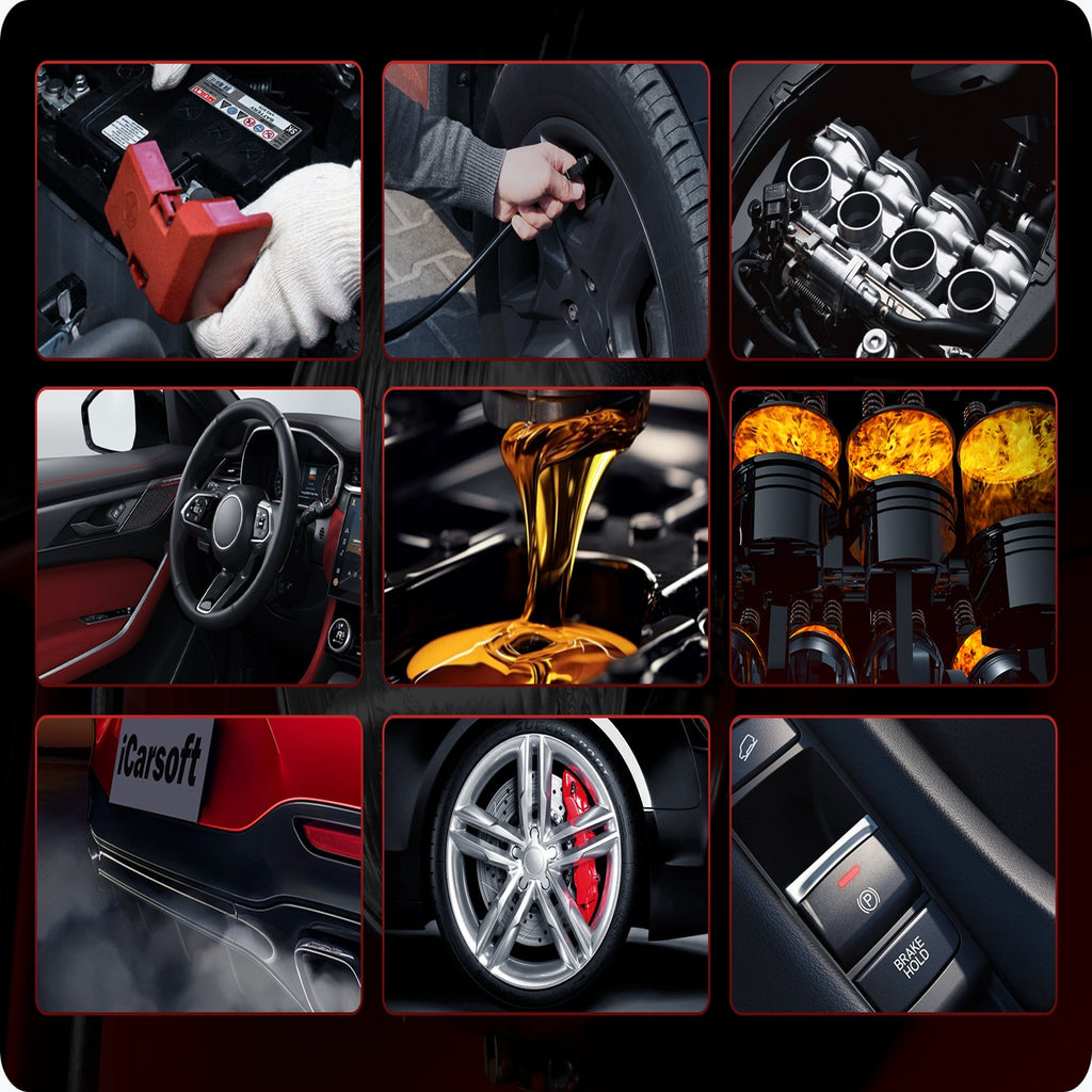 iCarsoft CR MAX Enhanced Multi-System OBD2 Tool Bi-Directional 40 Reset Modes