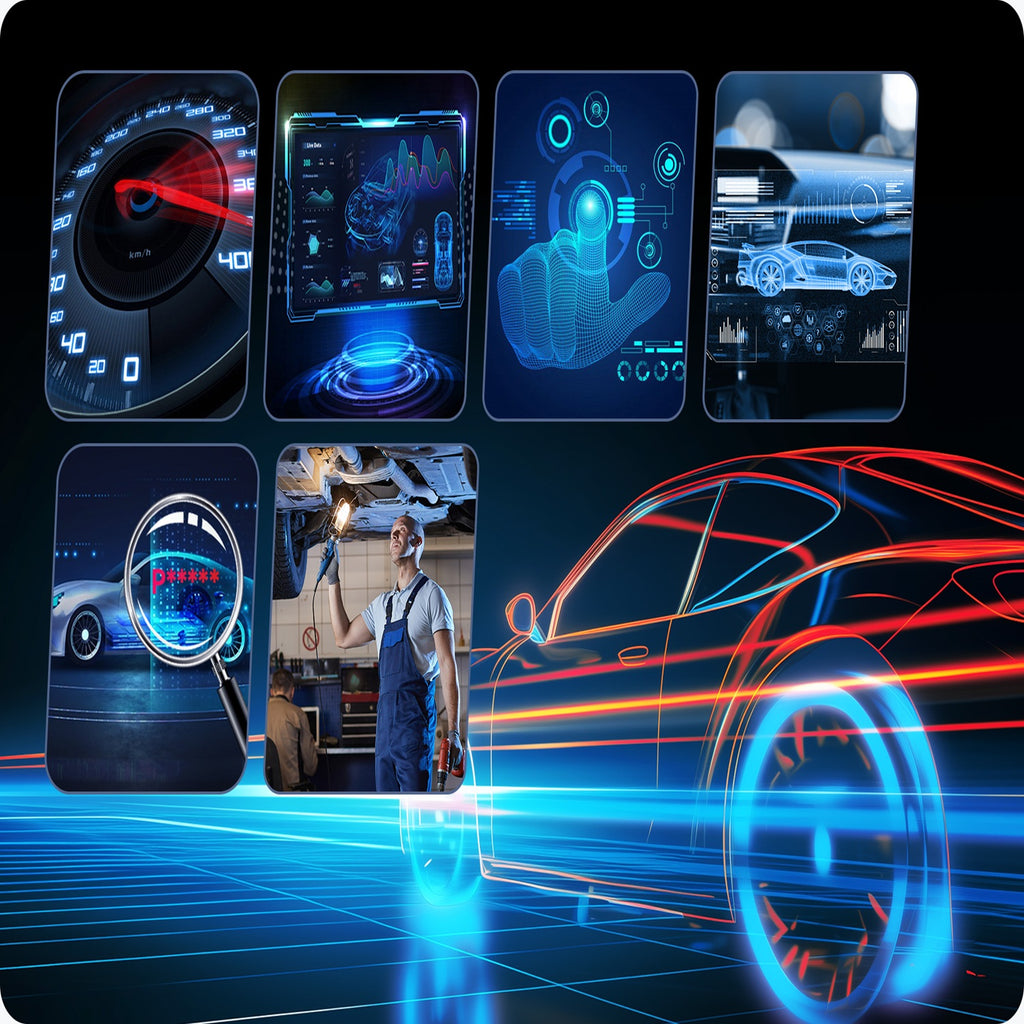 iCarsoft CR MAX Enhanced Multi-System OBD2 Tool Bi-Directional 40 Reset Modes